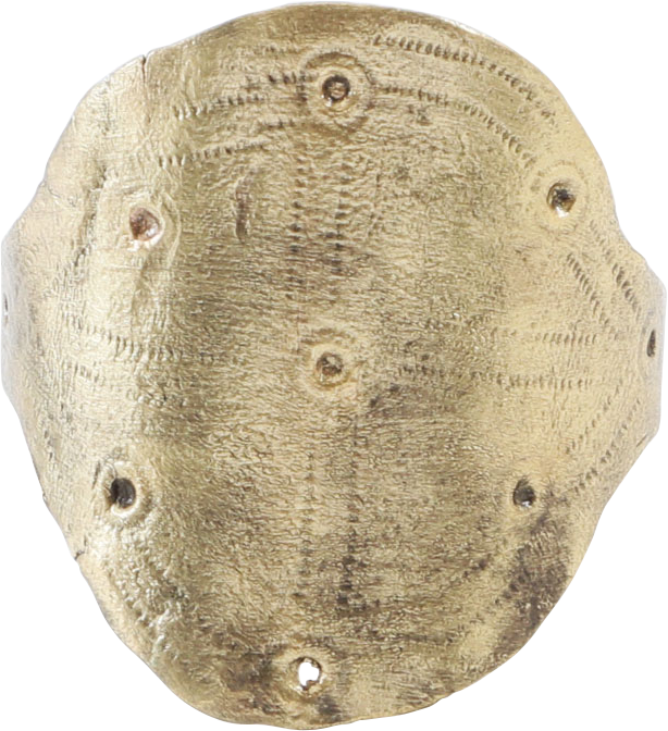 FINE VIKING SHIELD RING C.800-1000 AD, SIZE 11 3/4 - Fagan Arms