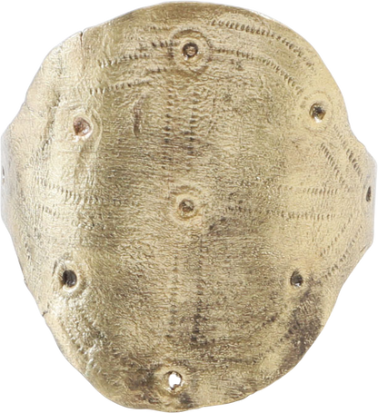 FINE VIKING SHIELD RING C.800-1000 AD, SIZE 11 3/4 - Fagan Arms