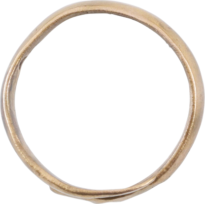 ANCIENT VIKING COIL RING, C.850-1050 AD, SIZE 9 ¼