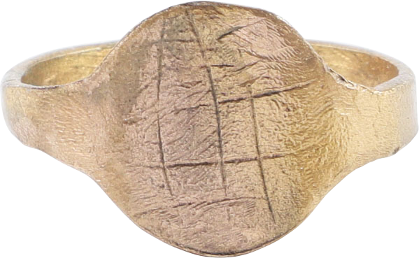 VIKING SHIELD RING C.850-1000AD, SIZE 10 ½ - Fagan Arms