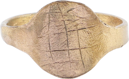 VIKING SHIELD RING C.850-1000AD, SIZE 10 ½ - Fagan Arms