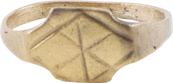 ROMAN SIGNET OR MYSTICAL RING, 1ST-3RD CENTURY AD, SIZE 9 ½