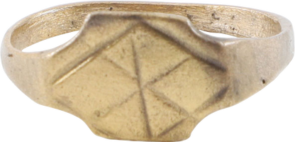 ROMAN SIGNET OR MYSTICAL RING, 1ST-3RD CENTURY AD, SIZE 9 ½