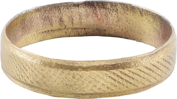 FINE VIKING WEDDING RING, 900-1050 AD, SIZE 9 ½