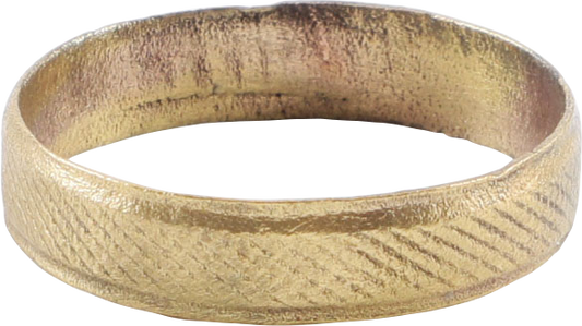 FINE VIKING WEDDING RING, 900-1050 AD, SIZE 9 ½