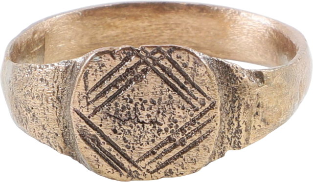 MEDIEVAL EUROPEAN RING, 500-800 AD, SIZE 10 ½ - Fagan Arms