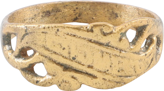 EASTERN EUROPEAN/BALKAN SWEETHEART RING, SIZE 7