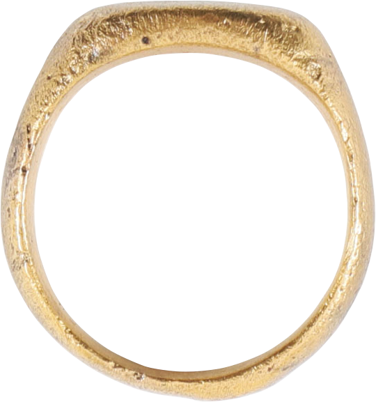 LATE ROMAN/BYZANTINE RING, C.5TH-8TH CENTURY AD, SIZE 5 ½
