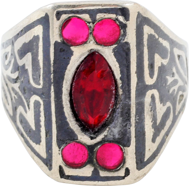 FINE UKRANIAN COSSACK HORSEMAN’S RING 10 ½ - Fagan Arms