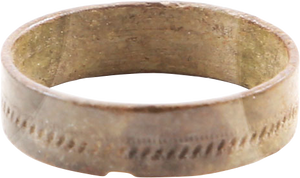 ANCIENT VIKING WEDDING RING, SIZE 7 1/4 - Fagan Arms