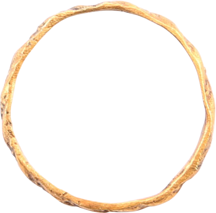 EUROPEAN WEDDING RING ,C.1400-60, SIZE 6 3/4 - Fagan Arms