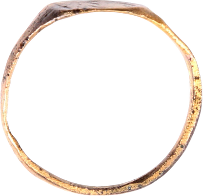 ROMAN SIGNET RING, 100-450AD, SIZE 7 - Fagan Arms