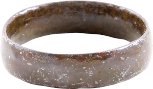 RARE COPPER VIKING WEDDING RING, 900-1050 AD, SIZE 11 - Fagan Arms