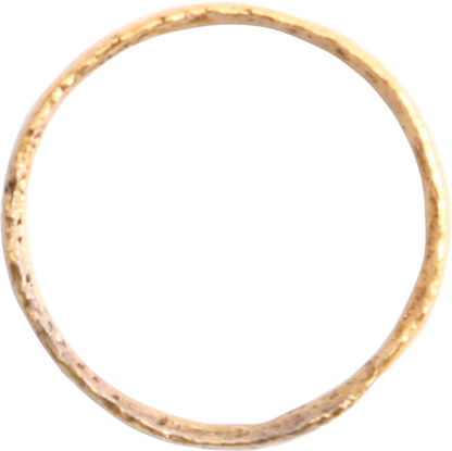 ANCIENT VIKING WEDDING RING 10th-11th century AD.   SIZE 5