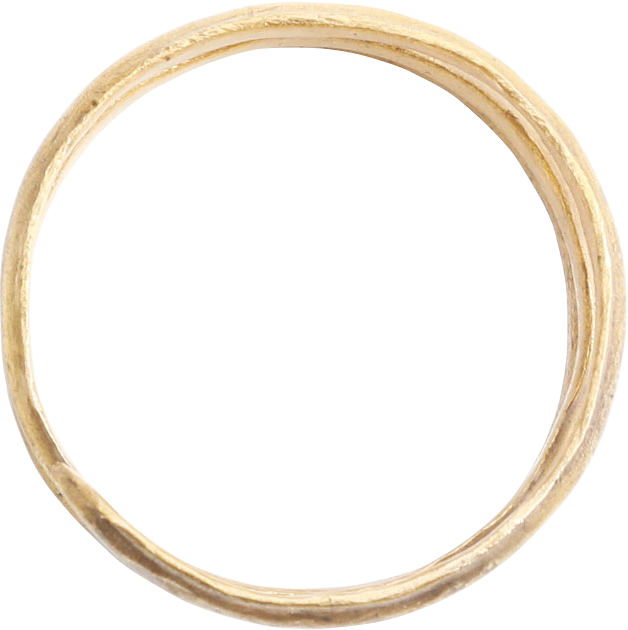 VIKING COIL RING 850-1050 AD, SIZE 11 ¼