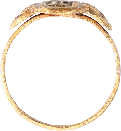 EUROPEAN SIGNET RING C.1890-1910, SIZE 7 ¾ - Royalty Rings
