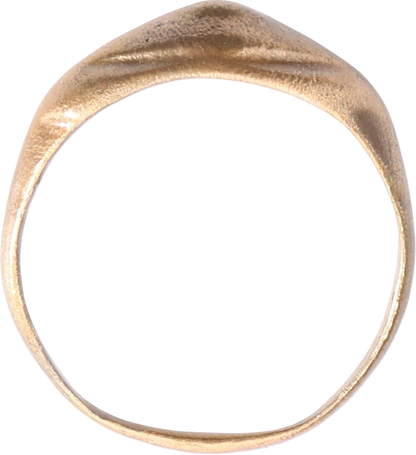 ANCIENT ROMAN/MEDIEVAL EVIL EYE RING, 4TH-8TH CENTURY AD, SIZE 8 - Fagan Arms