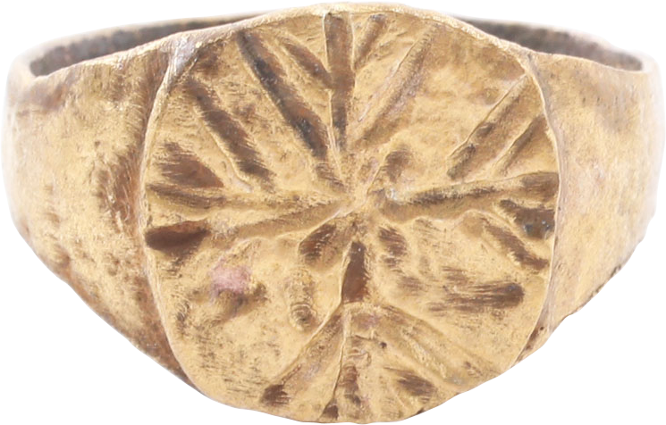 MEDIEVAL CHRISTIAN RING C.500-800 AD, SIZE 10 1/4 - Fagan Arms