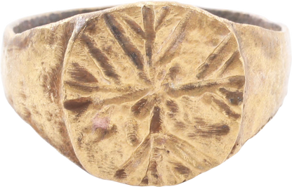 MEDIEVAL CHRISTIAN RING C.500-800 AD, SIZE 10 1/4 - Fagan Arms
