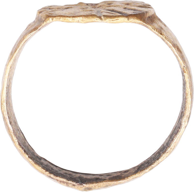 MEDIEVAL CHRISTIAN RING C.500-800 AD, SIZE 10 1/4 - Fagan Arms