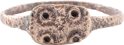 ROMAN CHRISTIAN RING, 300-450 AD, SIZE 9 - Fagan Arms