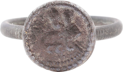 EUROPEAN ANTI REFORMATION (CATHOLIC) RING, 16TH CENTURY, SIZE 9 ¾-10 - Fagan Arms