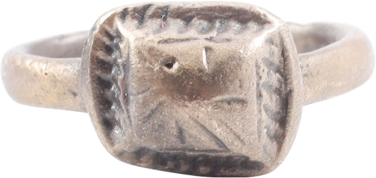 FINE ROMAN PROSTITUTE'S RING, C.100-300 AD, SIZE 4 1/2