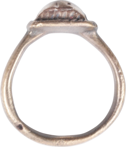 FINE ROMAN PROSTITUTE'S RING, C.100-300 AD, SIZE 4 1/2