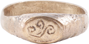 BYZANTINE SORCERER’S RING 400-700 AD, SIZE 10 1/4 - Fagan Arms