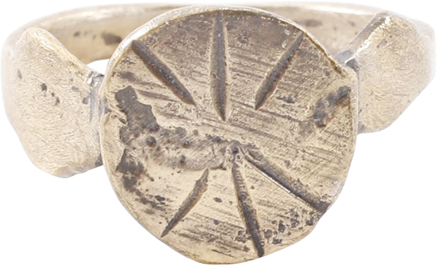 MEDIEVAL EUROPEAN CHRISTIAN RING, SIZE 6 ¼ - Fagan Arms