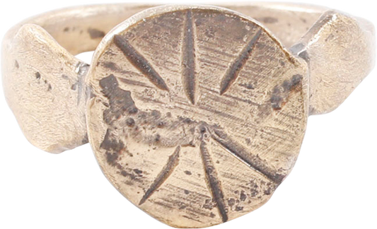 MEDIEVAL EUROPEAN CHRISTIAN RING, SIZE 6 ¼ - Fagan Arms