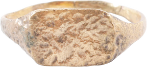 ROMAN SIGNET RING 2ND-5TH CENTURY AD, SIZE 10 - Fagan Arms