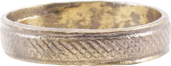 FINE VIKING WEDDING RING, 900-1050 AD, SIZE 5 ¾ - Fagan Arms