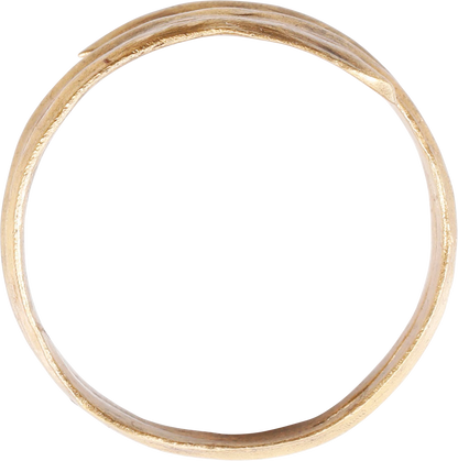 VIKING COIL RING, 9TH-10TH CENTURY AD, SIZE 12 - Fagan Arms
