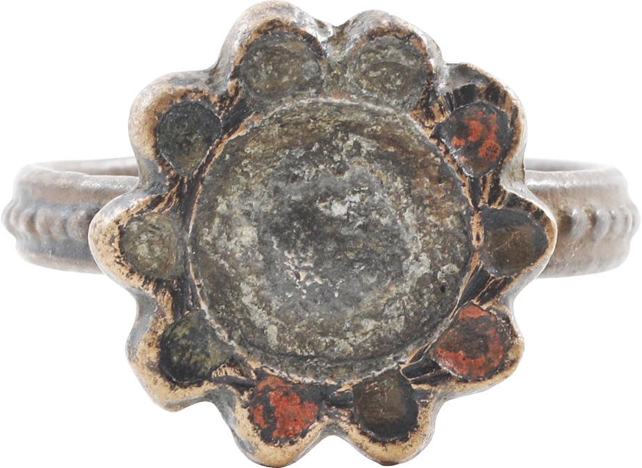ROMAN ENAMELED RING 2ND-4TH CENTURY AD, SIZE 10 - Fagan Arms
