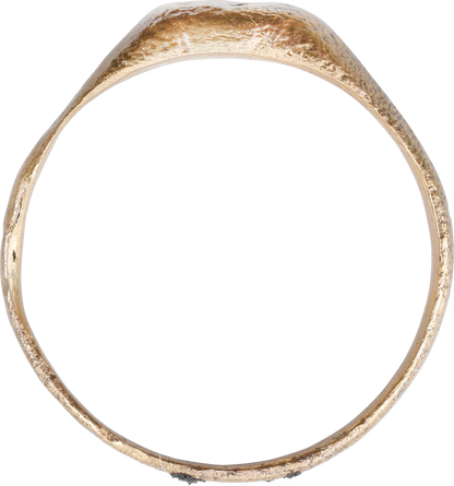 BYZANTINE CHRISTIAN RING, C.6th-10th CENTURY AD, SIZE 9 - Fagan Arms