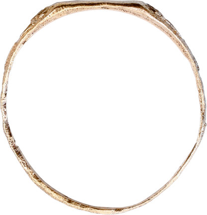 MEDIEVAL EUROPEAN RING C.8TH-12TH CENTURY AD, SIZE 8 ½ - Fagan Arms