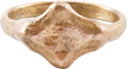 LATE MEDIEVAL EUROPEAN RING 14TH-16TH CENTURY AD, SIZE 11 - Fagan Arms