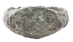 ROMAN BRONZE RING C.100BC-250AD, SIZE 7 ½ - Fagan Arms