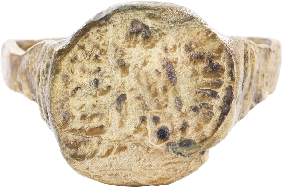 BYZANTINE (MEDIEVAL EUROPEAN) RING C.400 AD, SIZE 9 1/2 - Fagan Arms