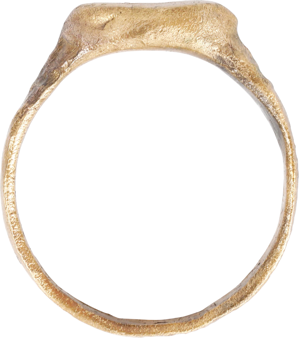 ANCIENT ROMAN/MEDIEVAL EVIL EYE RING, 4TH-8TH CENTURY AD, SIZE 7 3/4 - Royalty Rings
