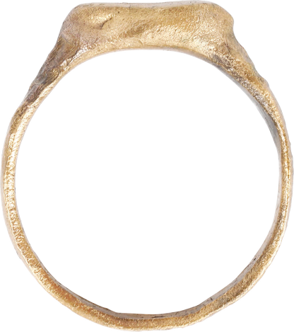 ANCIENT ROMAN/MEDIEVAL EVIL EYE RING, 4TH-8TH CENTURY AD, SIZE 7 3/4 - Royalty Rings