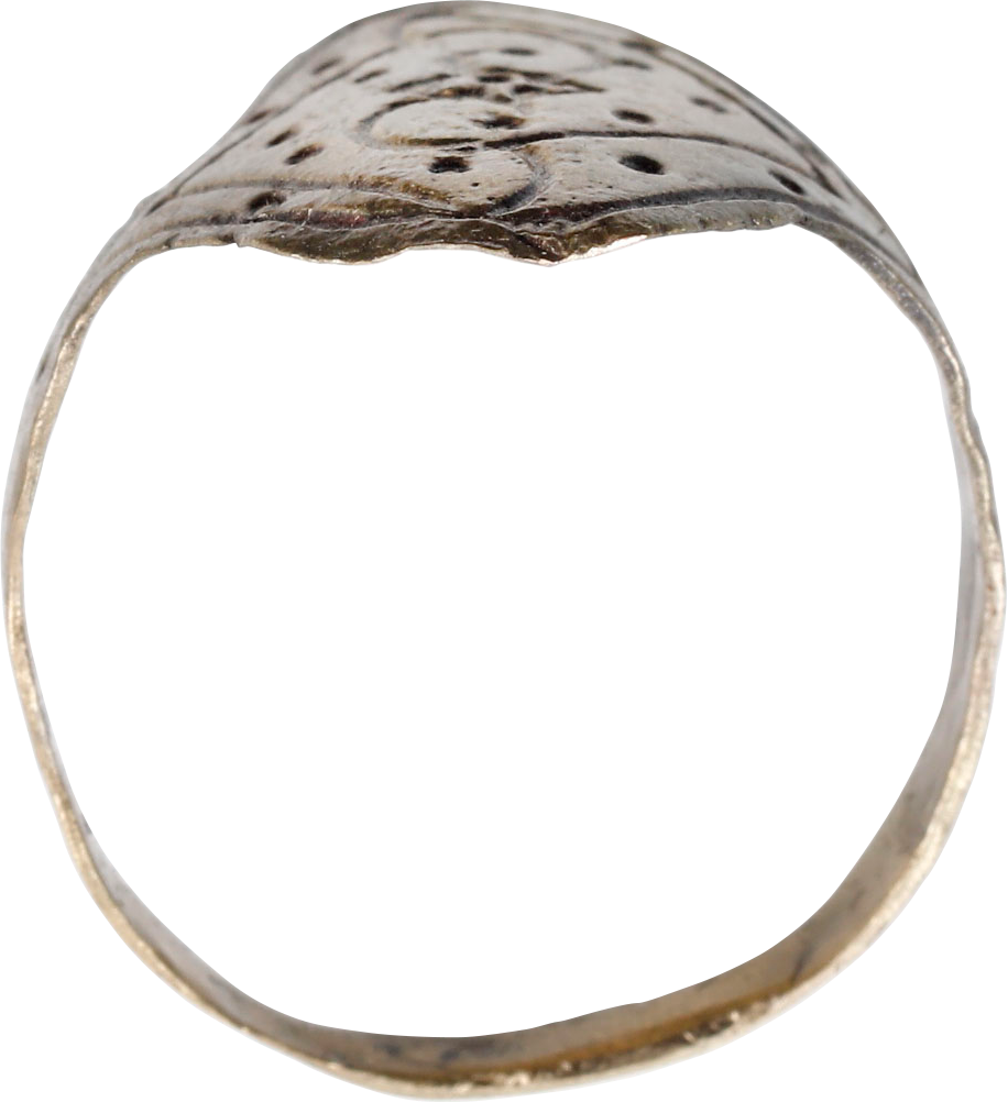 VIKING WARRIOR’S SHIELD RING 9TH-10TH CENTURY AD, SIZE 10 - Fagan Arms