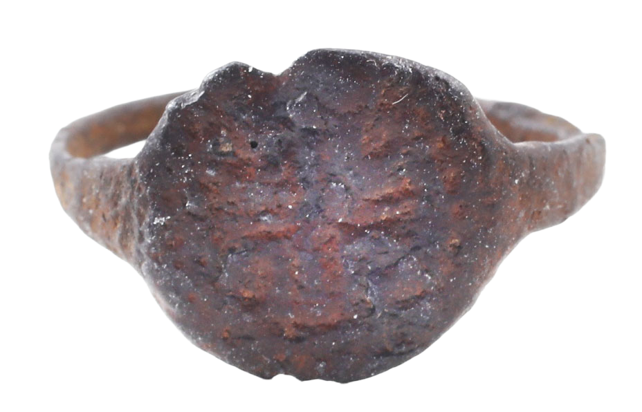 ROMAN CHRISTIAN RING C.300-600 AD, SIZE 8 ¼ - Fagan Arms