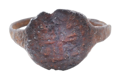 ROMAN CHRISTIAN RING C.300-600 AD, SIZE 8 ¼ - Fagan Arms