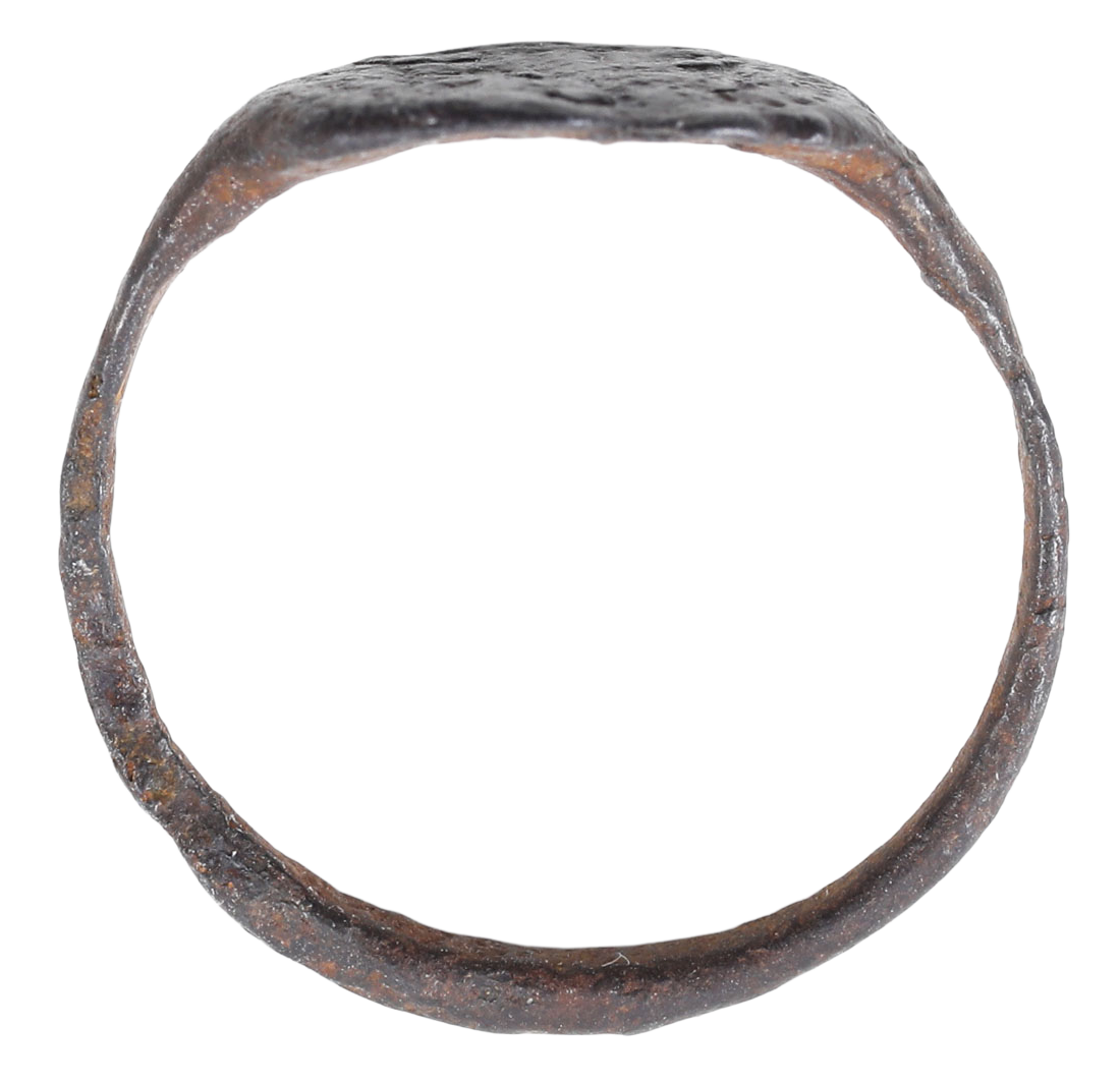 ROMAN CHRISTIAN RING C.300-600 AD, SIZE 8 ¼ - Fagan Arms