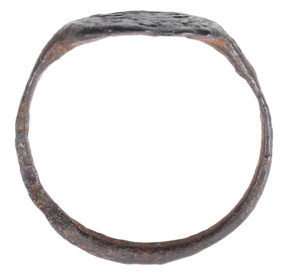 ROMAN CHRISTIAN RING C.300-600 AD, SIZE 8 ¼ - Fagan Arms