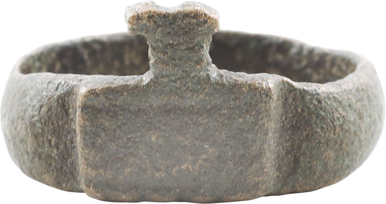 ANCIENT ROMAN KEY RING C.100-300 AD, SIZE 8 ½ - Fagan Arms