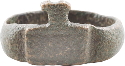 ANCIENT ROMAN KEY RING C.100-300 AD, SIZE 8 ½ - Fagan Arms