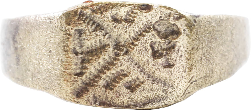 MEDIEVAL EUROPEAN RING, 500-800 AD, SIZE 9 - Fagan Arms